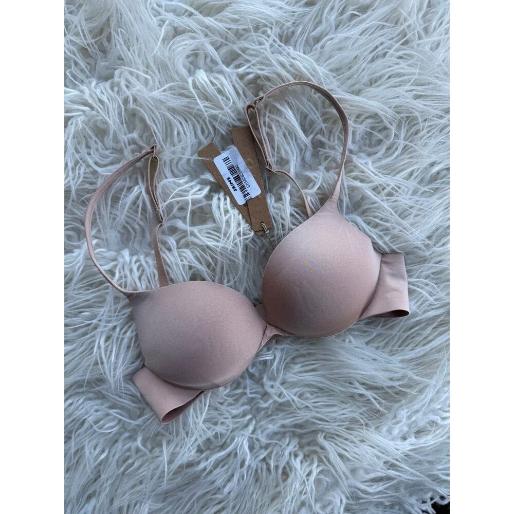 Skims Ultimate Push up Plunge Bra Mica Size 30B - Picture 3 of 8